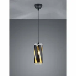 Suspension Reality FARINA Noir, 1 lumière
