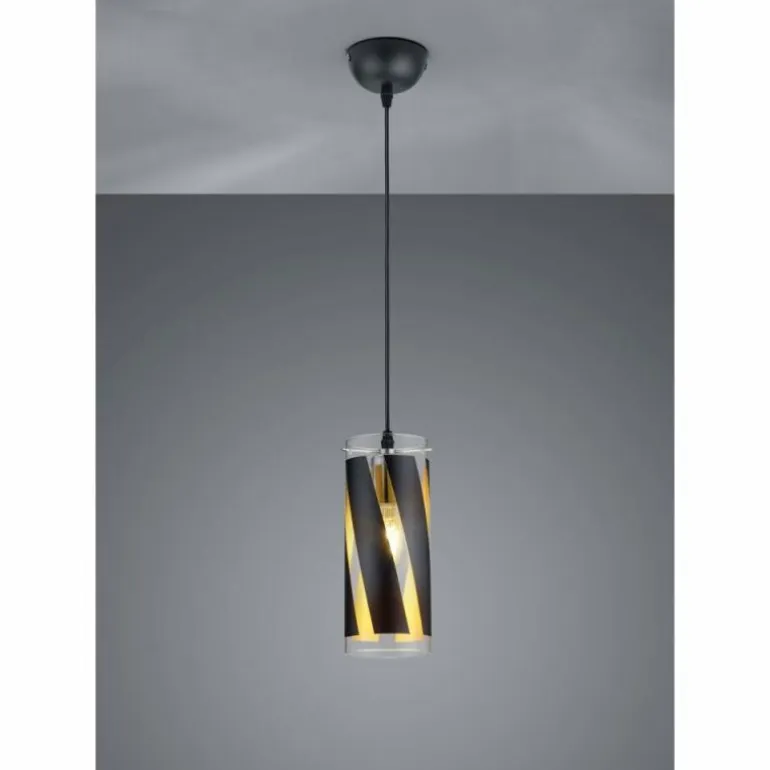 Suspension Reality FARINA Noir, 1 lumière