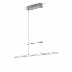 Suspension Reality MILOS LED Nickel mat, 4 lumières