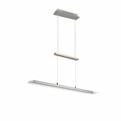 Suspension Reality MILOS LED Nickel mat, 4 lumières