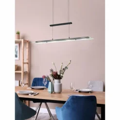 Suspension Reality MILOS LED Noir, 4 lumières