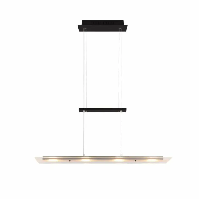Suspension Reality MILOS LED Noir, 4 lumières