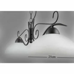 Suspension Reality Rouille, 2 lumières