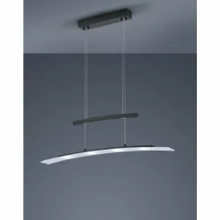 Suspension Reality Samos LED Noir, 4 lumières
