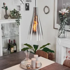 Suspension Rehula Chrome, 1 lumière