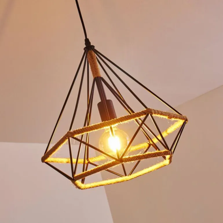 Suspension Riekje Noir, 1 lumière