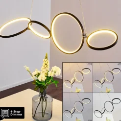 Suspension Rodekro LED Noir, 1 lumière