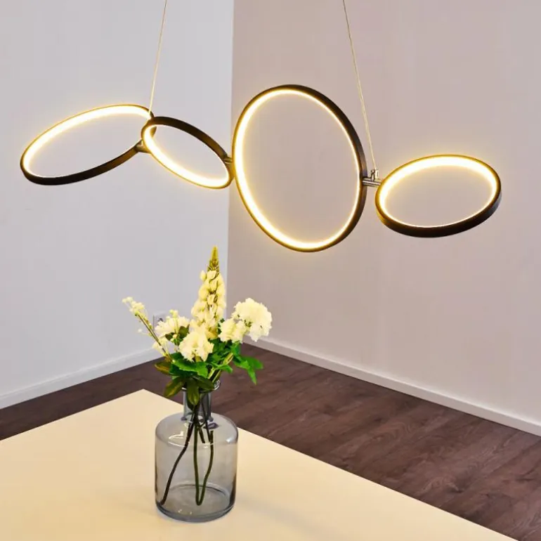 Suspension Rodekro LED Noir, 1 lumière