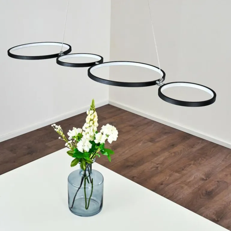Suspension Rodekro LED Noir, 1 lumière