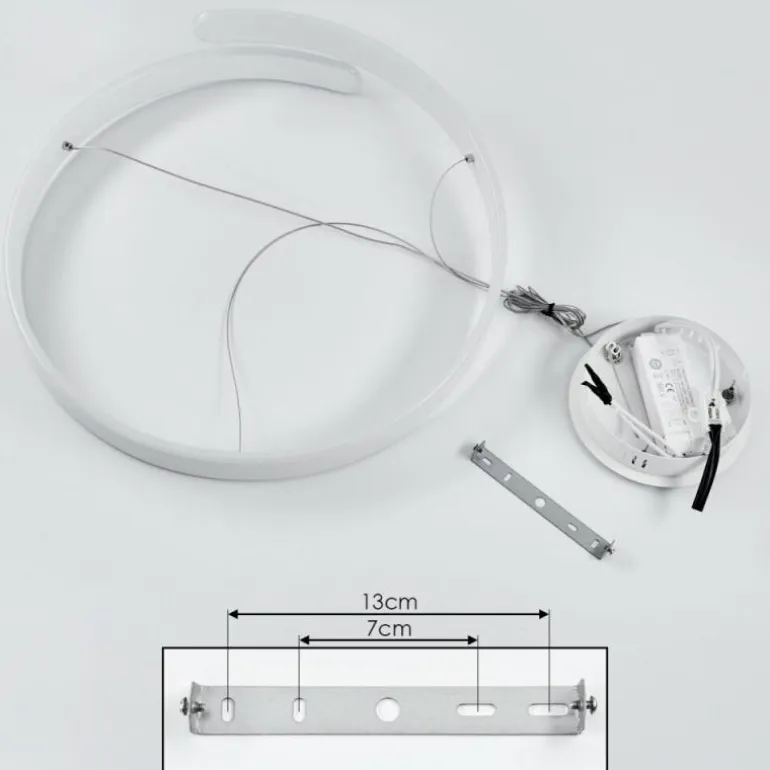 Suspension Rosemond LED Blanc, 1 lumière