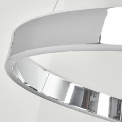 Suspension Rosemond LED Chrome, 1 lumière