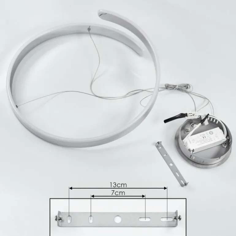 Suspension Rosemond LED Chrome, 1 lumière