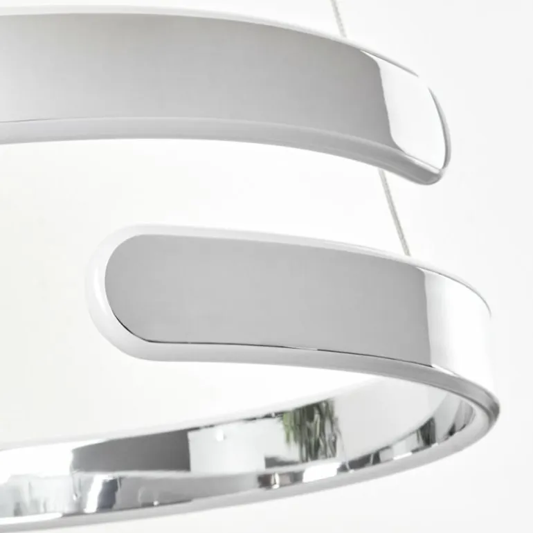 Suspension Rosemond LED Chrome, 1 lumière
