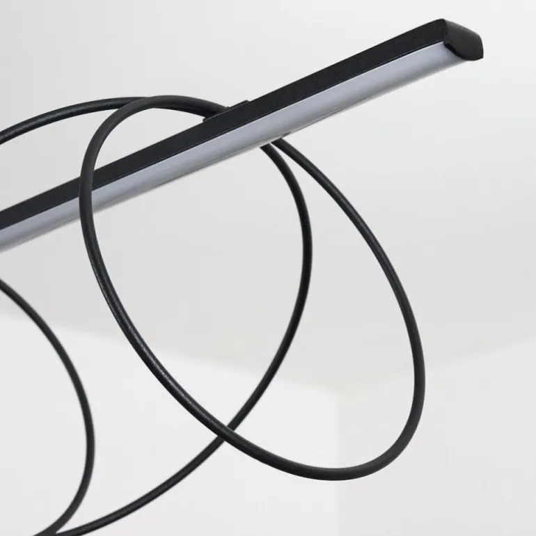 Suspension Saba LED Noir, 1 lumière