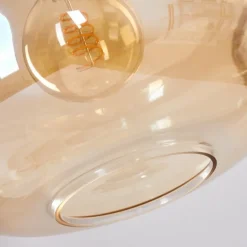 Suspension Salameo Argenté, 1 lumière