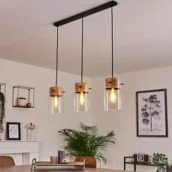 Suspension Sarteano Noir, 3 lumières