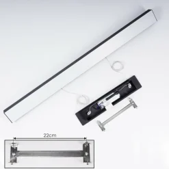 Suspension Seaton LED Noir, 1 lumière