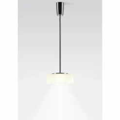 Suspension Serien Lighting CURLING LED Aluminium, Transparent, 1 lumière