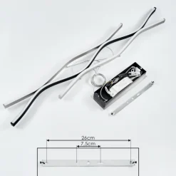 Suspension Serlande LED Aluminium, 1 lumière