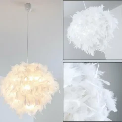Suspension Skaulo Blanc, 1 lumière