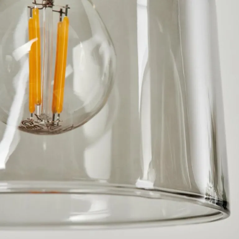 Suspension Skovde Argenté, 4 lumières