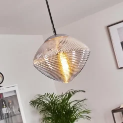 Suspension Sénal Chrome, 1 lumière