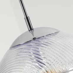 Suspension Sénal Chrome, 1 lumière