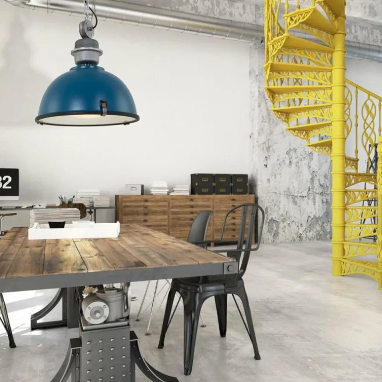 Suspension Steinhauer Bikkel Bleu, 1 lumière
