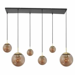 Suspension Steinhauer Bollique Laiton, 6 lumières