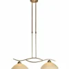 Suspension Steinhauer CAPRI Bronze, 2 lumières