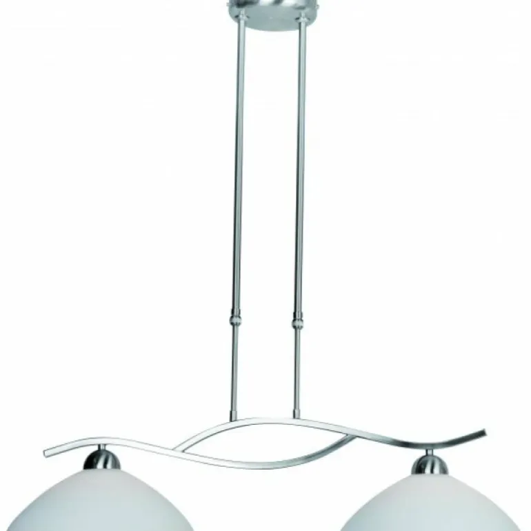 Suspension Steinhauer CAPRI Acier inoxydable, 2 lumières