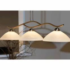 Suspension Steinhauer CAPRI Bronze, 3 lumières