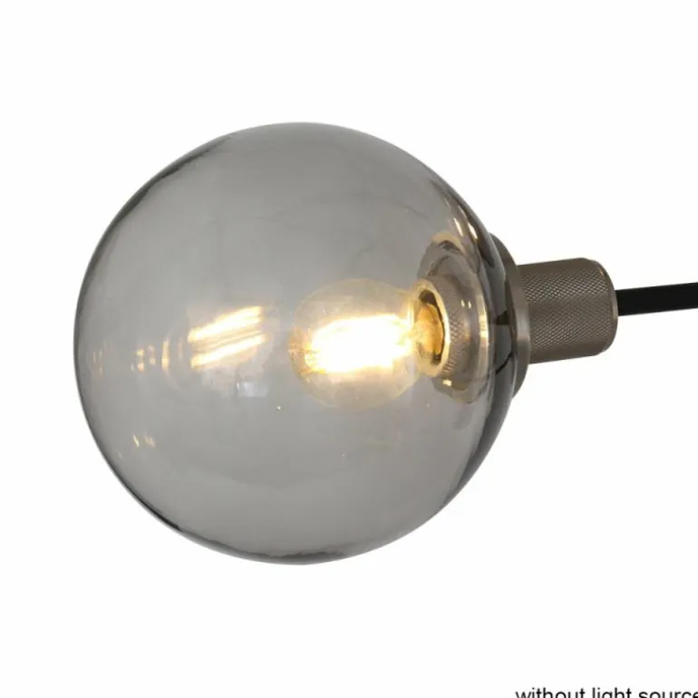 Suspension Steinhauer Constellation Gris, Noir, 6 lumières