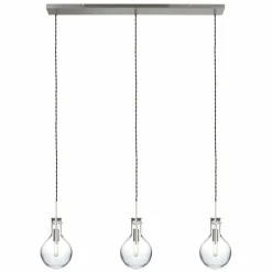 Suspension Steinhauer Elegance Transparent, 1 lumière