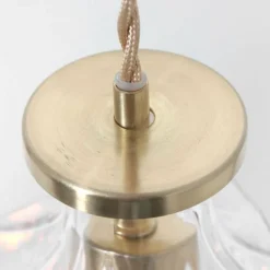Suspension Steinhauer Grazioglass Laiton, 1 lumière