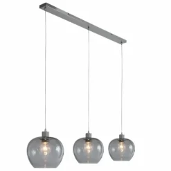 Suspension Steinhauer Lotus Acier inoxydable, 1 lumière