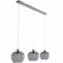 Suspension Steinhauer Lotus Acier inoxydable, 1 lumière