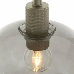Suspension Steinhauer Lotus Acier inoxydable, 1 lumière