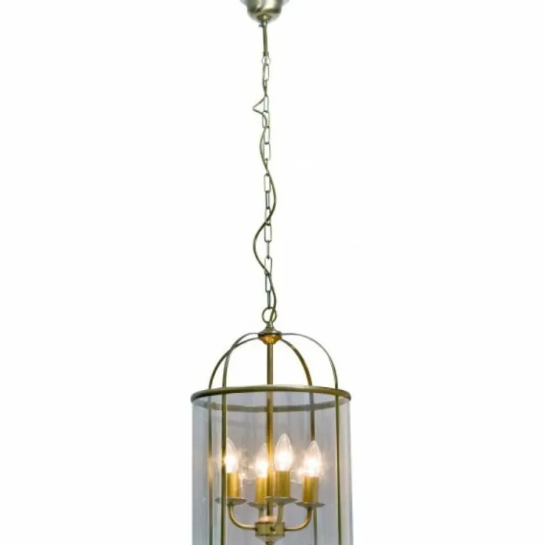 Suspension Steinhauer PIMPERNEL Bronze, 4 lumières