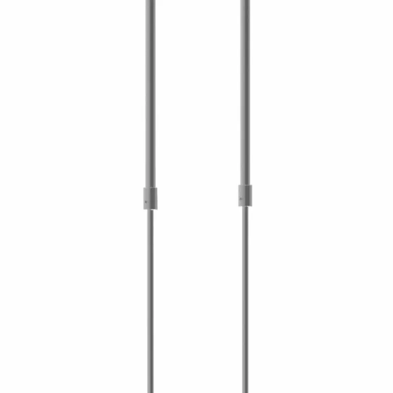 Suspension Steinhauer Tallerken LED Acier inoxydable, Blanc, 4 lumières