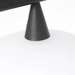 Suspension Steinhauer Tallerken LED Nickel mat, 4 lumières