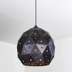 Suspension Sunasau Noir, 1 lumière