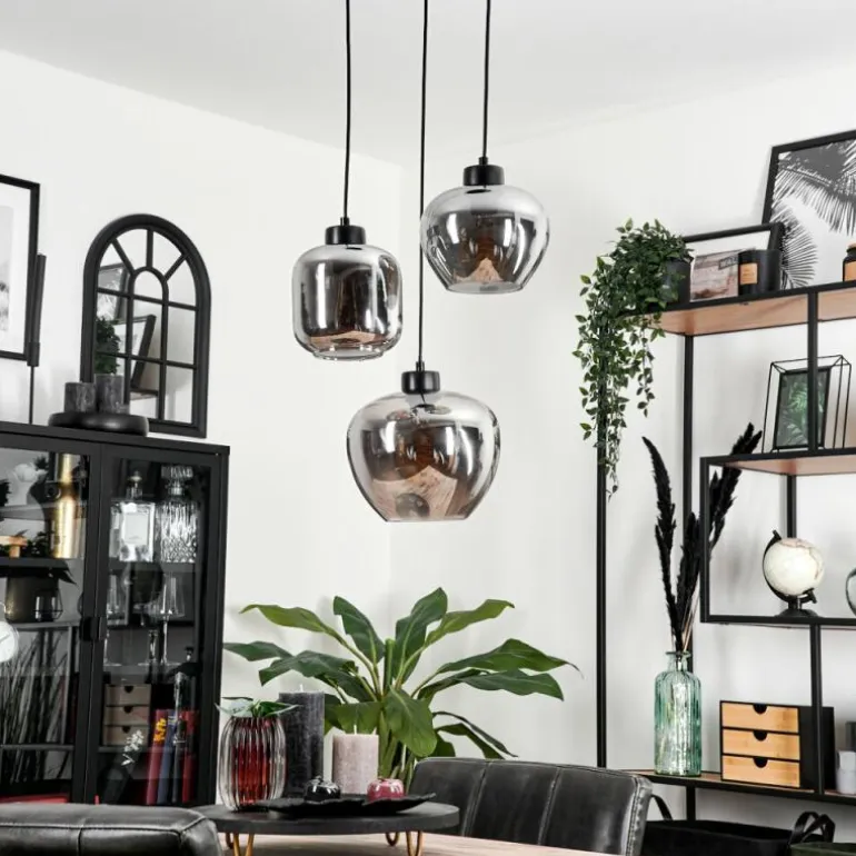 Suspension Talok Fumé, 3 lumières