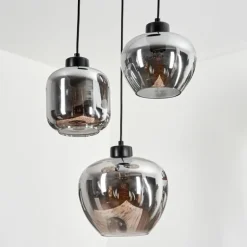 Suspension Talok Fumé, 3 lumières