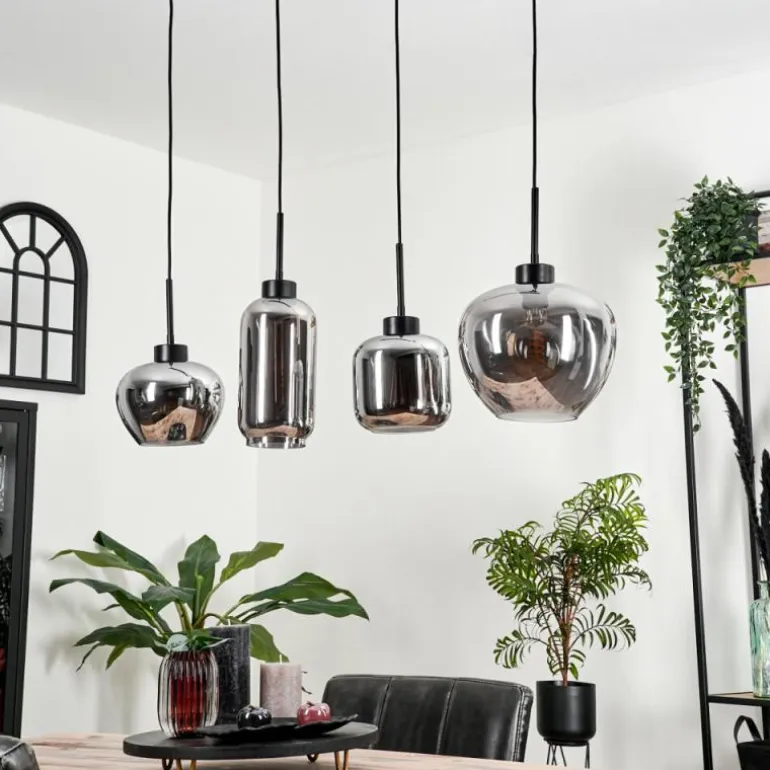 Suspension Talok Fumé, 4 lumières