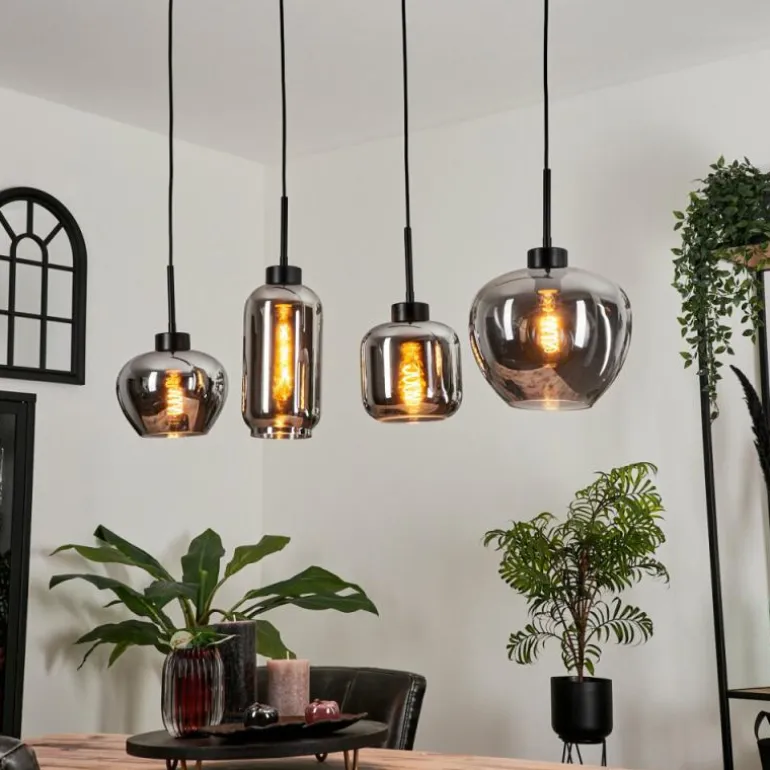 Suspension Talok Fumé, 4 lumières