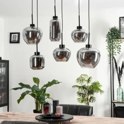 Suspension Talok Fumé, 6 lumières