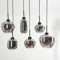 Suspension Talok Fumé, 6 lumières