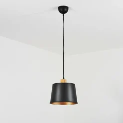 Suspension Tatodere Écru, Noir, 1 lumière