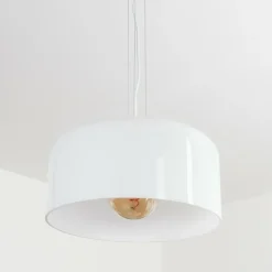 Suspension Tembotalo Blanc, 1 lumière